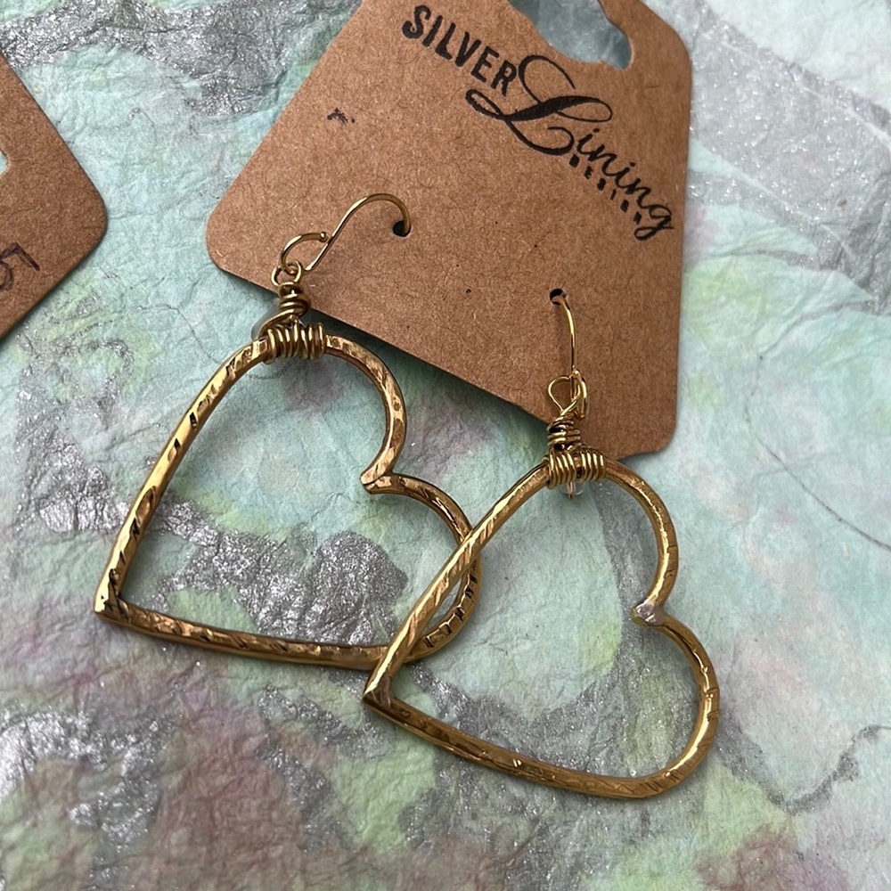 Wire Heart drops - Picture 4 of 6